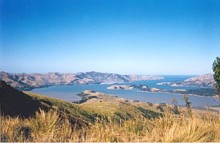 Port Hill over looks Christchurch, this veiw is looking towards Bank Peninsula -   Paul Norman